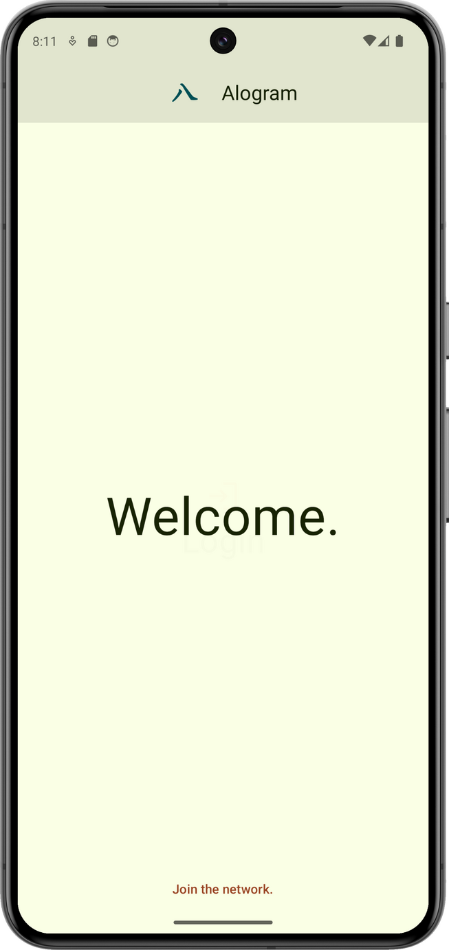 mobile welcome screen mobile welcome screen